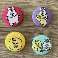 んぽちゃむ きみまろ 刺繍缶バッジのサムネイル