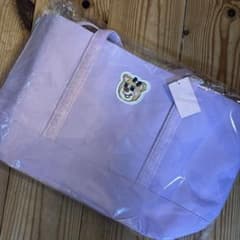 【Feilerフェイラー】入手困難オールドテディガール ラベンダー大トートバッグ Feilerフェイラー】入手困難オールドテディガール ラベンダー大トート