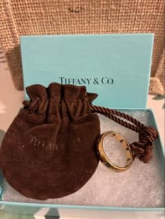 Tiffany gold サファイア old Tiffany 廃盤 18金 - メルカリ