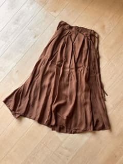TICCA ラップスカート ブラウンのサムネイル