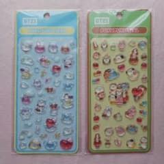 BT21 PUKUPUKU SEAL 2종 세트 BTS 푸쿠푸쿠 씰
