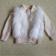 BabyGap ファーカーディガンのサムネイル
