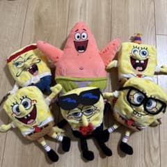 スポンジボブ・パトリック ぬいぐるみ6体セット