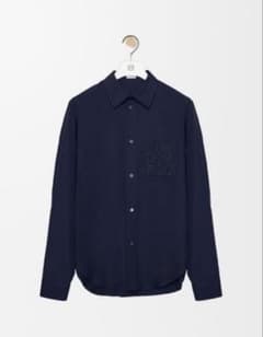 現行モデル⭐︎ LOEWE ロエベ コットンポプリンシャツ - メルカリ