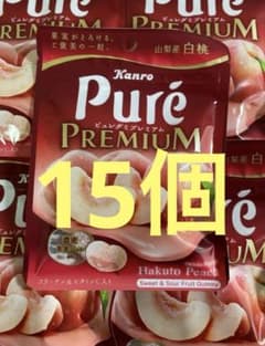 칸로 퓌레구미 프리미엄 백도 15개