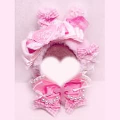 ぬい服♡10~12cm うさぎ ピンクのサムネイル