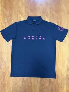 muta MARINE ポロシャツ ネイビー ピンク ゴルフウェア - メルカリ