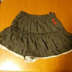 ドット柄キュロットスカート 140㎝のサムネイル
