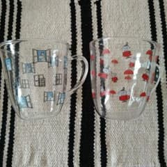무민 리틀미 유리제 머그컵 250ml