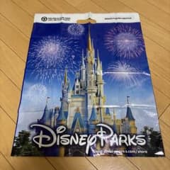 Disney Parks ショップ袋 シンデレラ城 花火のサムネイル