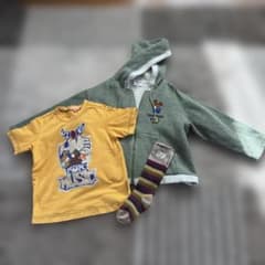 CASTELBAJAC KIDS パーカー Tシャツ　ハイソックス110のサムネイル