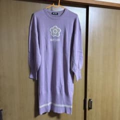 MARY QUANT ニットワンピース M ラベンダーのサムネイル