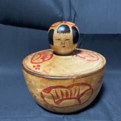 Thumbnail of 名工 小椋久太郎 伝統こけし えじこ 1968年 ビンテージ秋田木地山 A007