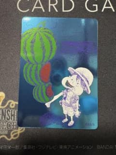ナツコミ2026 ONE PIECE ルフィ スイカ メタキラカードのサムネイル