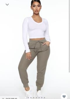 Fashion nova ジョガー　スウェットパンツのサムネイル