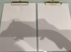 A4 透明クリップボード 金属クリップ付き 2個セット 結婚式 受付のサムネイル