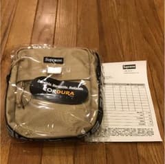 Supreme shoulder bag tan ベージュのサムネイル