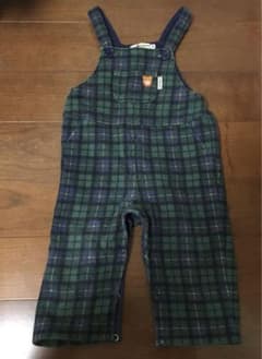 ミキハウス  オーバーオール　70〜80cmのサムネイル