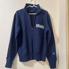 Champion USAFA ハーフジップ スウェット ネイビーのサムネイル