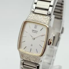 新品電池】稼働 SEIKO 腕時計 レディース ヴィンテージ スクエア 希少
