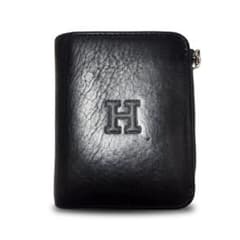 HIROFU ヒロフ 二つ折り財布 プラティカ レザー 本革 L字ファスナー