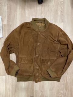 メルボルンで買った古着　美品　ヴィンテージ　ジャケット 革 茶色 古着のサムネイル