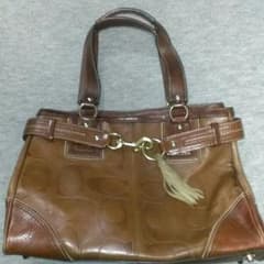 安売り！革のCOACHのバック！のサムネイル