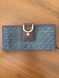 Gucci デニム ロゴプリント 長財布のサムネイル