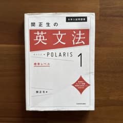 大学入試問題集 関正生の英文法ポラリス[1 標準レベル]のサムネイル