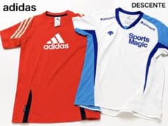 adidas DESCENTE スポーツウェア ジュニア160サイズ　2枚セットのサムネイル