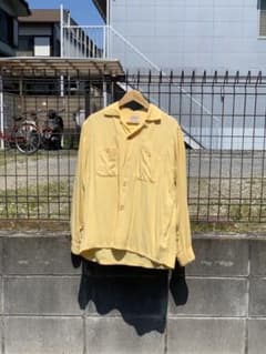 50s〜 TOWNCRAFT レーヨンシャツ オープンカラー イエローのサムネイル