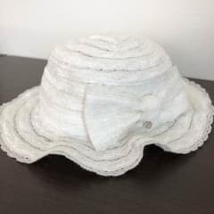 メゾピアノ 帽子 白 Ｓ 48～50cmのサムネイル