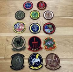 米軍 ヘリコプター部隊　アメリカ海軍　米海軍　キャップ1個パッチ14枚 セットのサムネイル