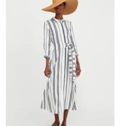 ZARA ストライプ ワンピースのサムネイル