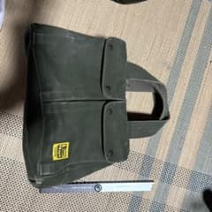 オリーブグリーン キャンバストートバッグのサムネイル