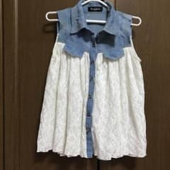 夏服ブラウス肩出しのサムネイル