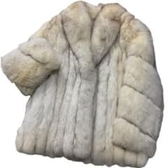 サガフォックス　ブルーフォックス　ファーコート　Lサイズ相当　総丈74cm サガフォックス ブルーフォックス ファーコート Lサイズ相当 総丈74cm