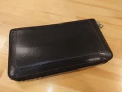 【ルイヴィトン】長財布　ジッピーオーガナイザー　ユタ　ブラック　レザーのサムネイル