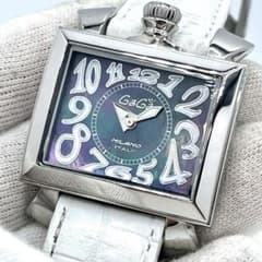 美品/稼働】ガガミラノ ナポレオーネ 36mm 6030.4 シェル文字盤 - メルカリ