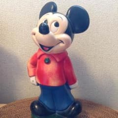 ⚫︎⚫︎ビンテージ ディズニー ミッキー フィギュア ソフビ レトロ⚫︎⚫︎のサムネイル