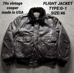 お*う様 【70s vintage】cooper フライトジャケット　G-1 Xのサムネイル