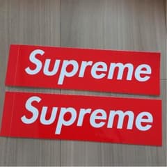 supreme ステッカー 2枚セットのサムネイル