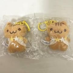 ポムポムプリン　ぬいぐるみキーホルダー　ベーグル2個セットのサムネイル