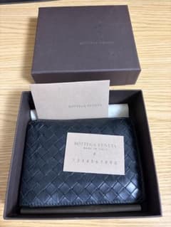 BOTTEGA VENETA ブラック 二つ折り財布のサムネイル