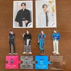 目黒蓮　アクスタ（表面傷あり）写真セットのサムネイル