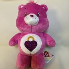 新品 ケアベア きらきらGB ぬいぐるみ　ピンク　ハート