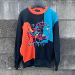 90s 古着 USED スウェット 刺繍 日本製 レア☆のサムネイル
