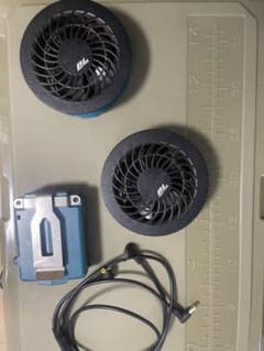 makita 空調服 ファン、バッテリーホルダー、ケーブルのサムネイル
