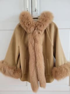 グレースコンチネンタル Diagram キャメル フォックスファーコート