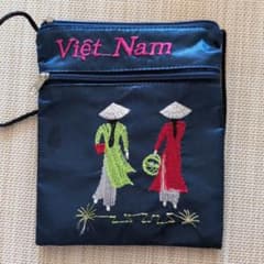ベトナム刺繍 ポーチ ネックポーチのサムネイル
